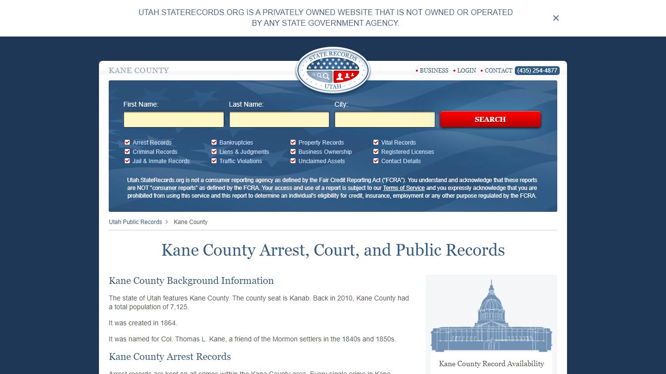 Kane County Arrest, Court, and Public Records